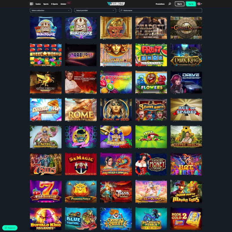 Casinozer screenshot 2