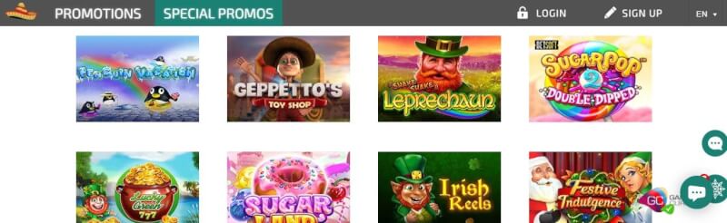 la fiesta casino homepage offers gambling games, first deposit bonus and campaigns for brand new players-logo