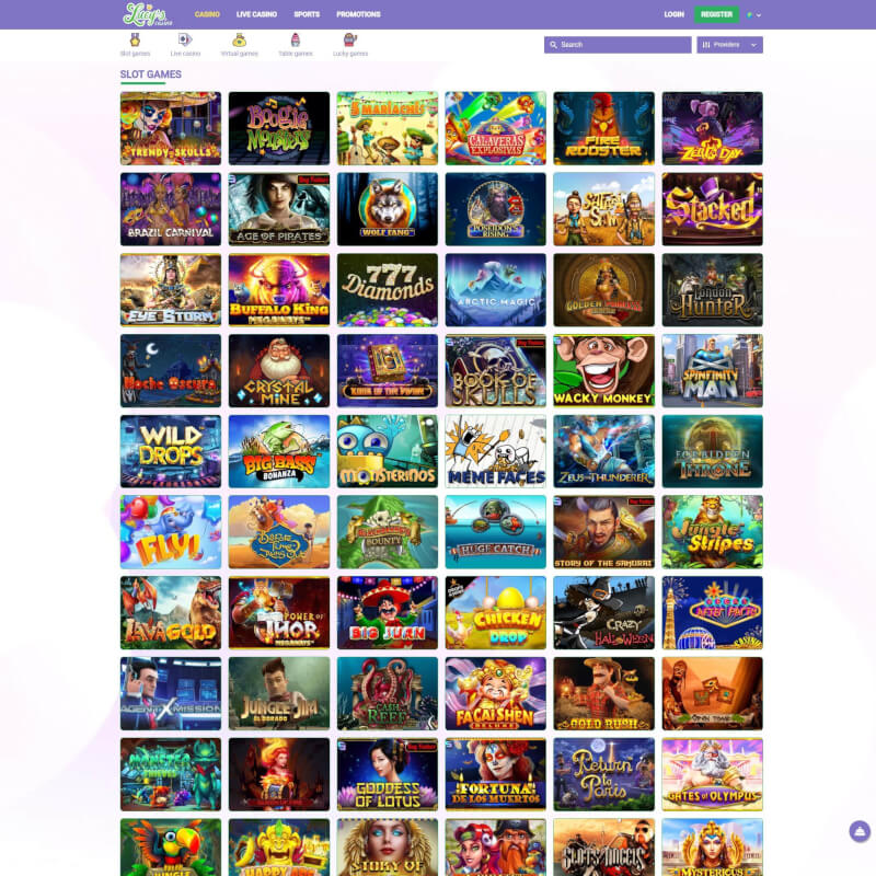 Lucys Casino screenshot 2