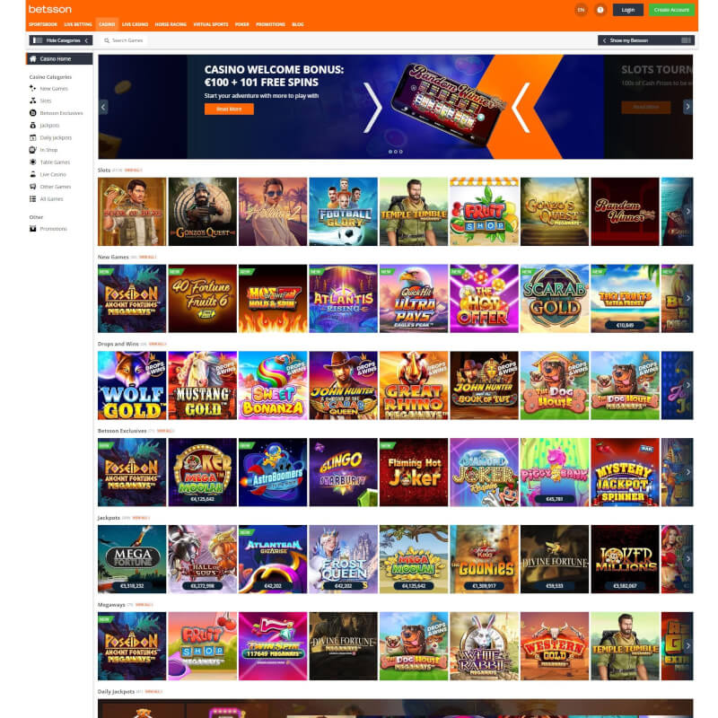 Betsson screenshot 2