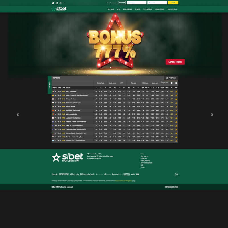 SLBetting screenshot 1