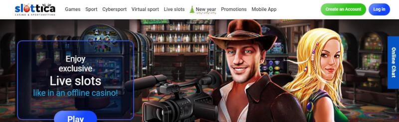 slottica website provides gambling games, مكافأة الإيداع الأول والترقيات لشعار اللاعبين الجدد