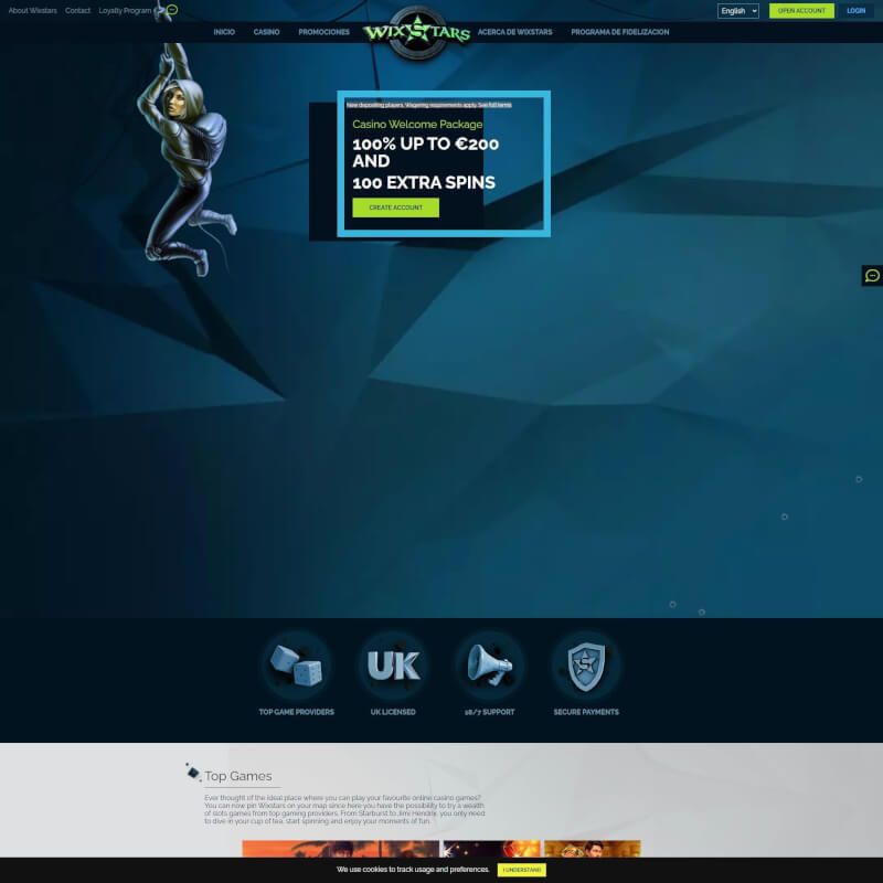 Wixstars screenshot 1
