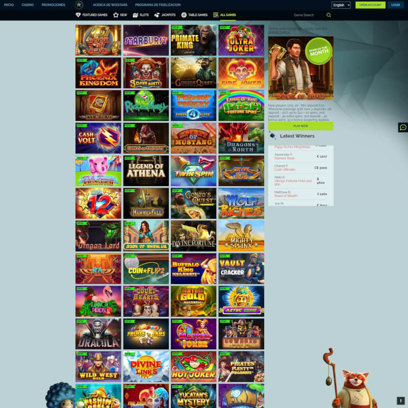 Wixstars screenshot 2