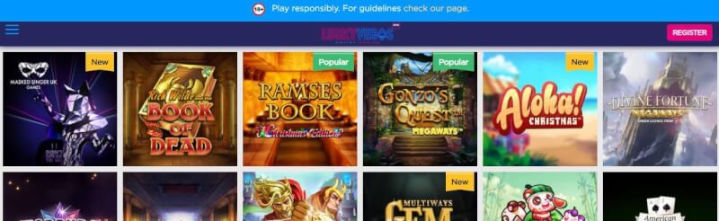 lucky vegas website provides gambling games, أول إيداع إضافي وحملات لشعار لاعبين جدد