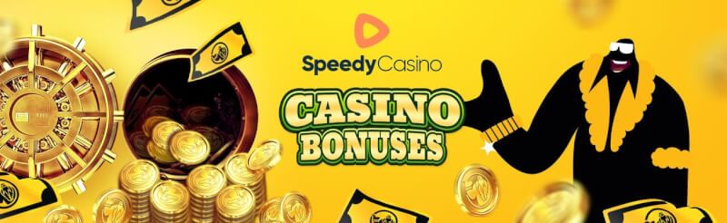 speedy casino provides welcome extra with non gluey extra for many new players-logo