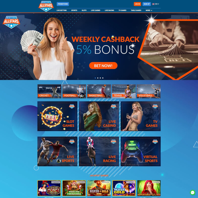 Allstars Bet 101 لقطة شاشة 1