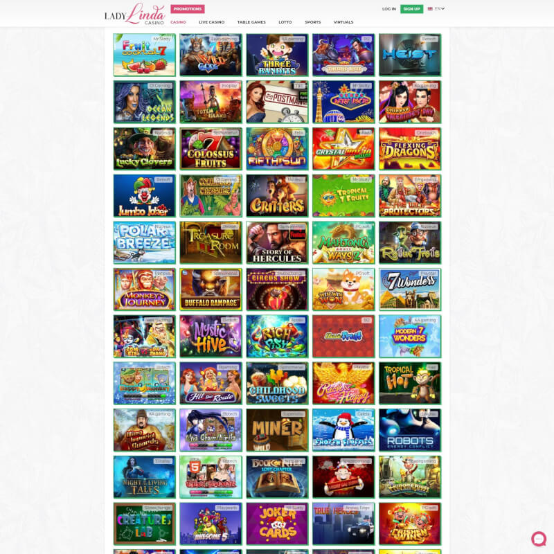 LadyLinda Casino screenshot 2