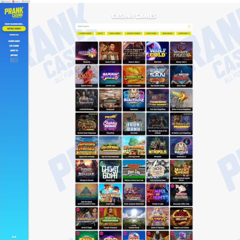 Prank Casino screenshot 2