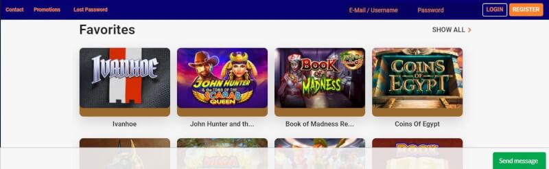 crowncas homepage provides casino games, الإيداع الأول الإضافي والترقيات لشعار اللاعبين الجدد