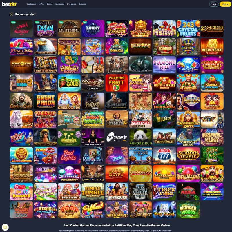 Bettilt screenshot 2
