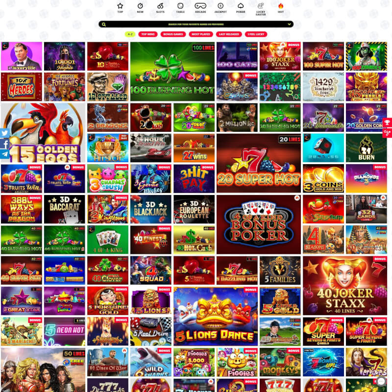 Winnerzon Casino screenshot 2