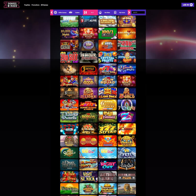 Showreel Bingo screenshot 2