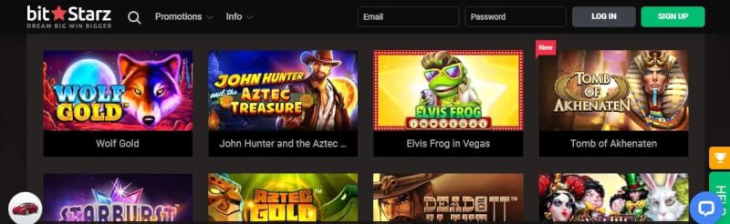 bitstarz website offers casino games and offers for new players-logo