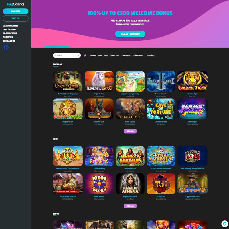 HeyCasino! لقطة شاشة 1