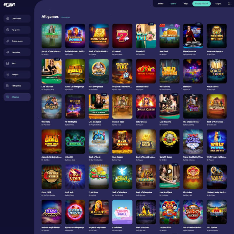 Spin Away Casino screenshot 2