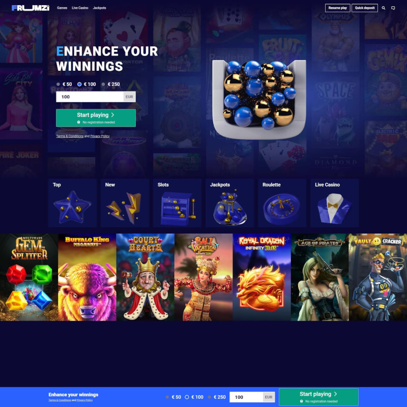 Frumzi screenshot 1