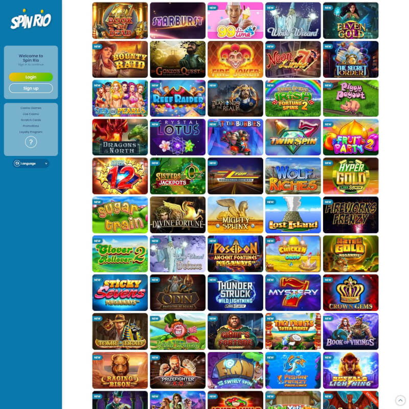 Spin Rio Casino screenshot 2