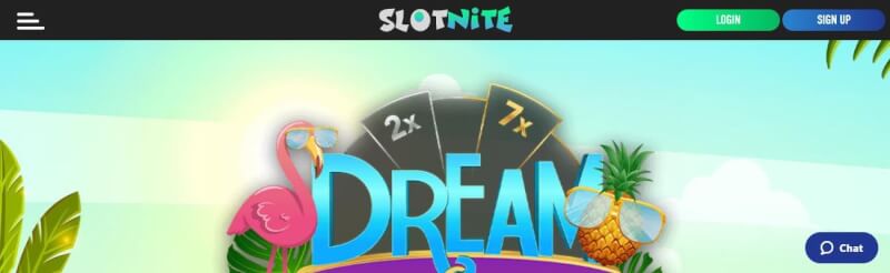 slotnite casino homepage offers casino games, أول مكافأة إيداع وحملات لشعار لاعبين جدد