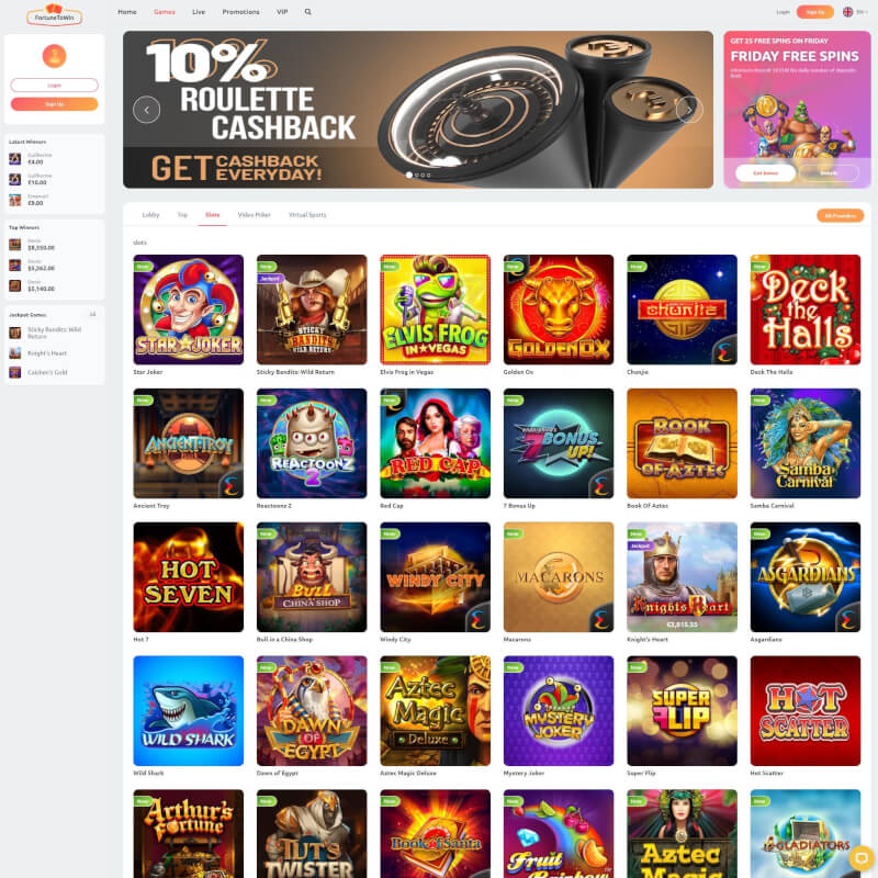 FortuneToWin Casino screenshot 2