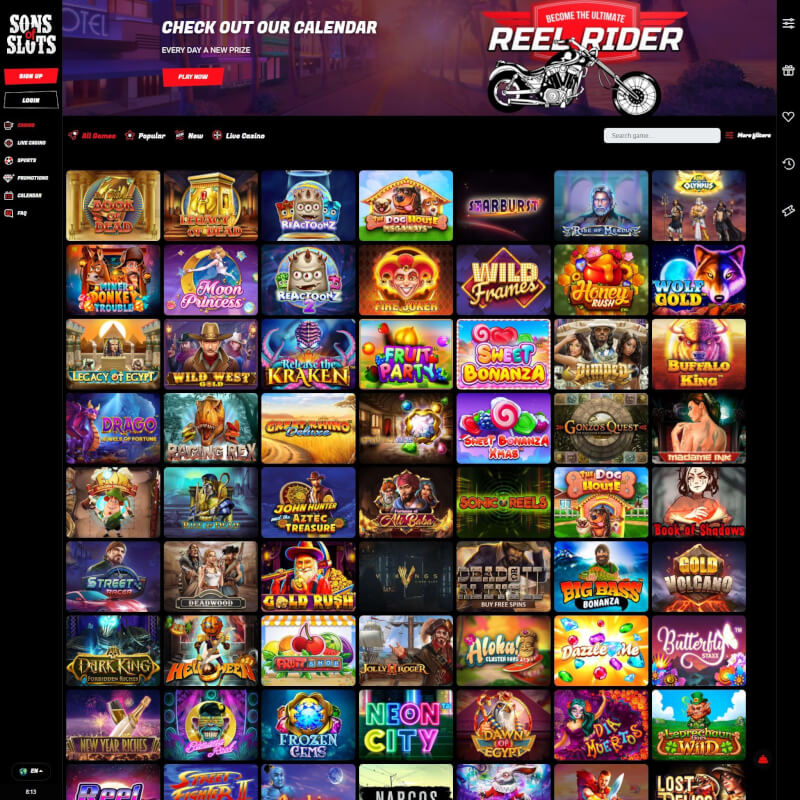 Sons of Slots Casino screenshot 2