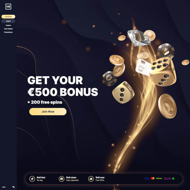 HighRoller Casino screenshot 1