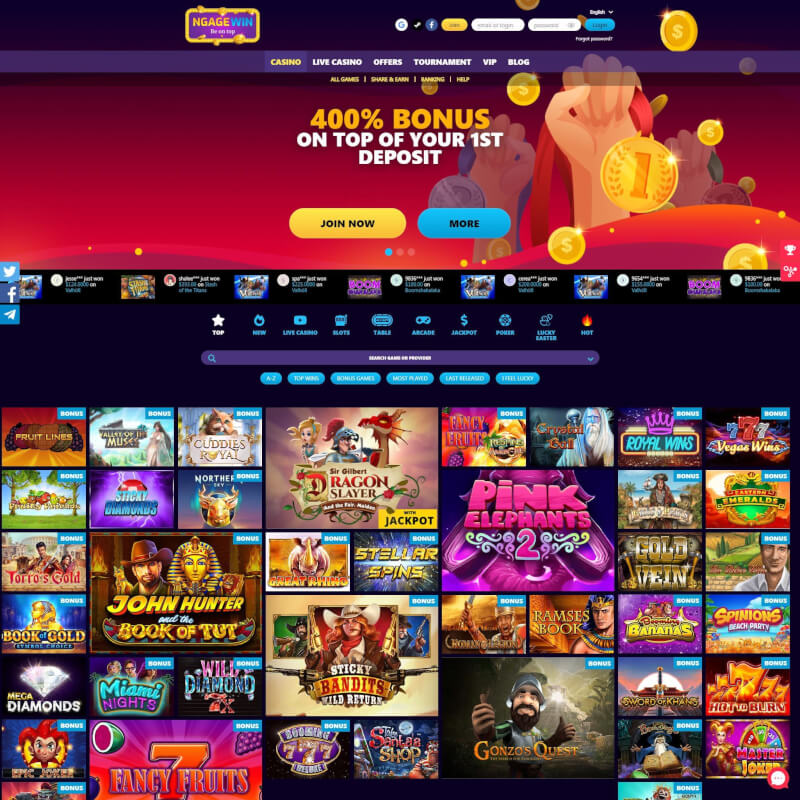 Ngagewin Casino screenshot 2
