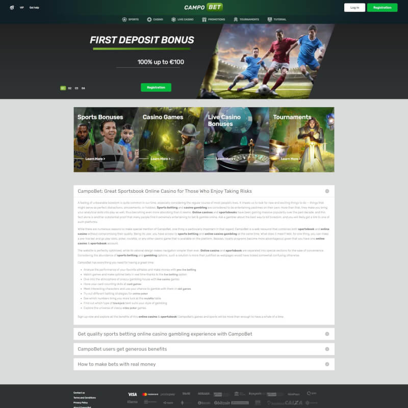 Campobet screenshot 1