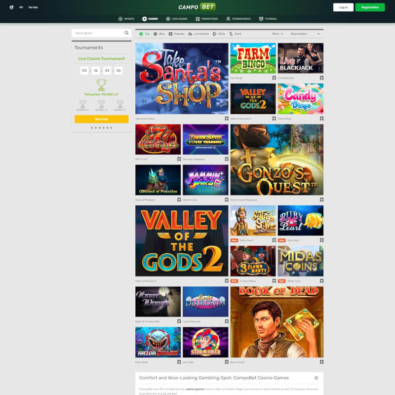 Campobet screenshot 2