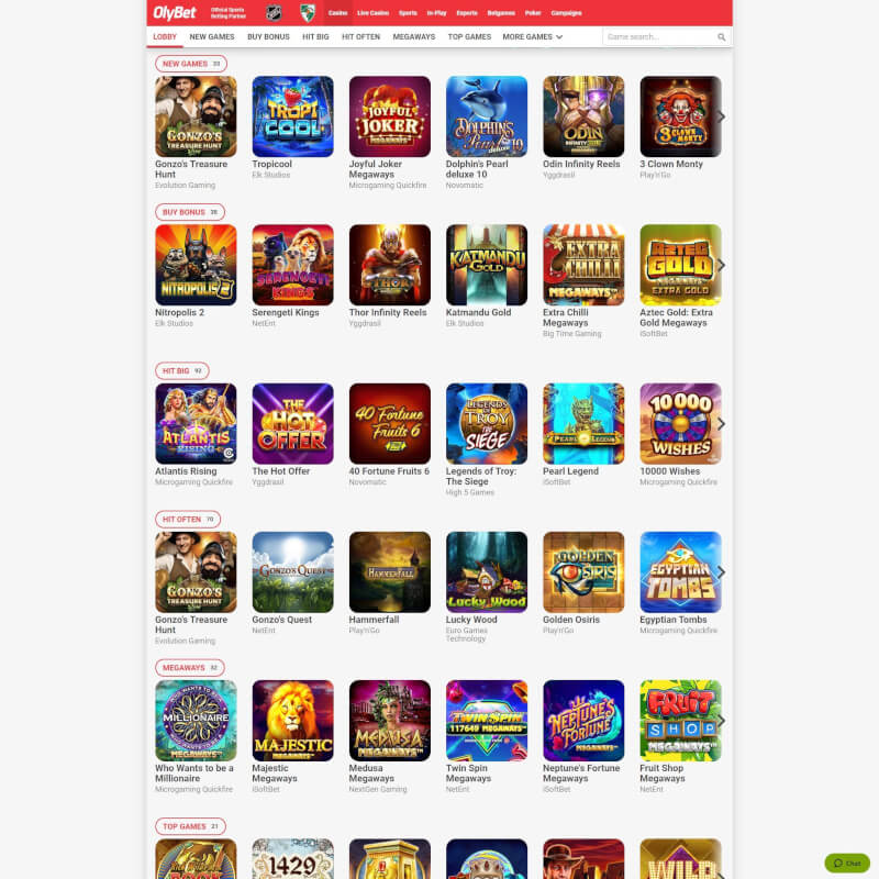 Olybet screenshot 2