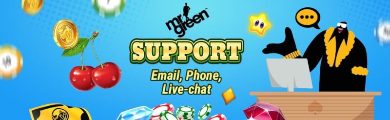 Mr Green is thrilled to help. Mr Green friendly customer care group is readily available to joyfully answr fully your questions 24 ساعات في اليوم, 7 days a week-logo