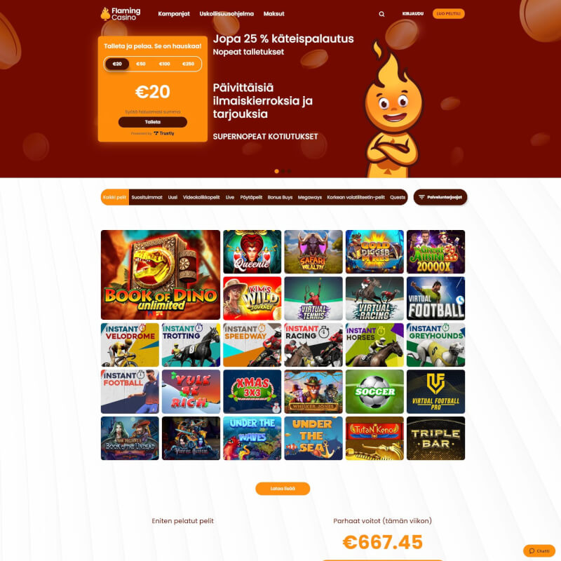 Flaming Casino screenshot 1