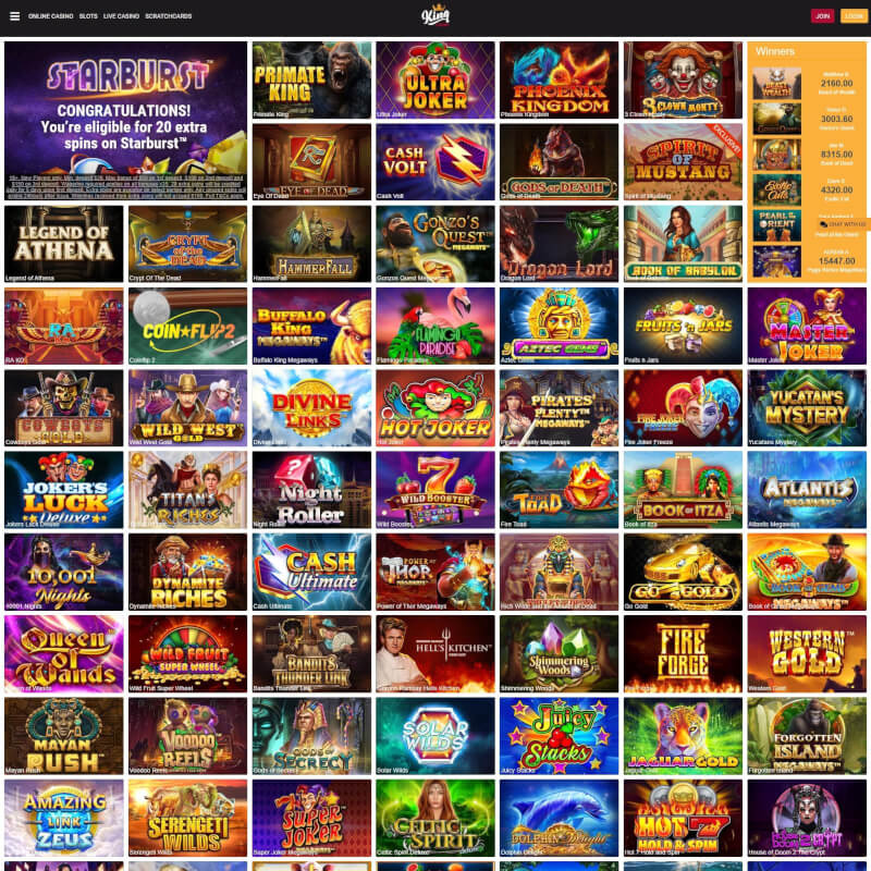 King Casino screenshot 2