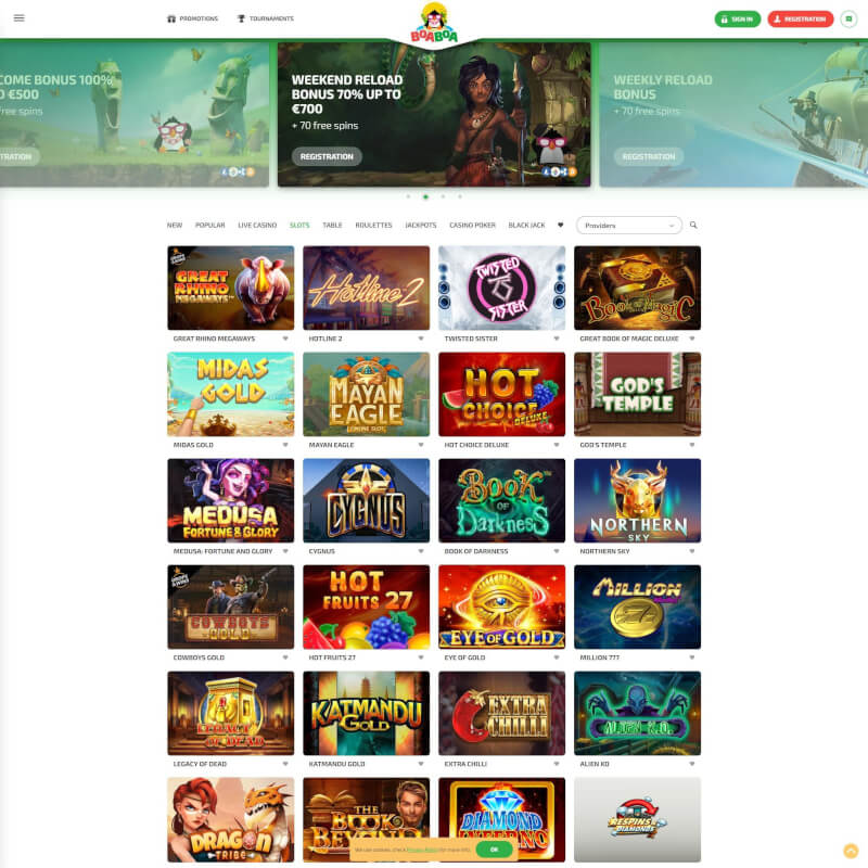 BoaBoa Casino screenshot 2