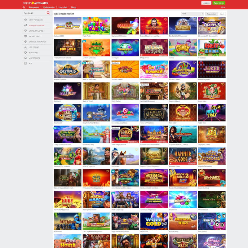 NorgesAutomaten screenshot 2