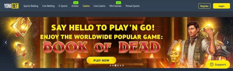 yonibet casino homepage offers casino games, أول إيداع إضافي وعروض لعلامة تجارية جديدة للاعبين
