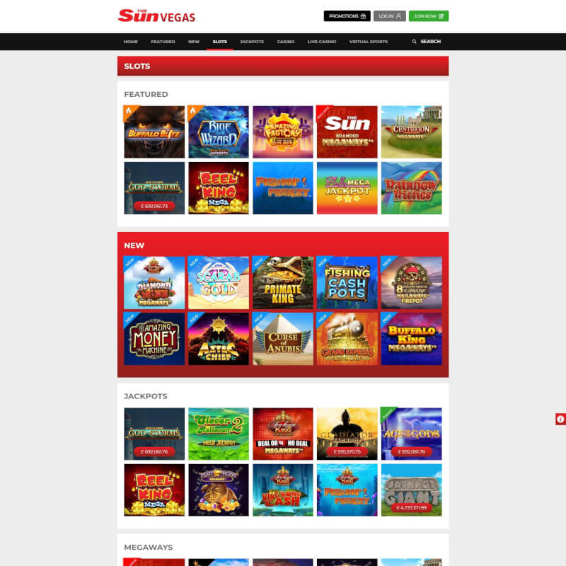 sunlight Vegas Casino screenshot 2