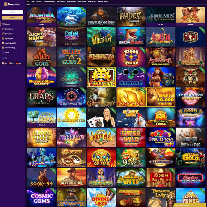Haz Casino screenshot 2