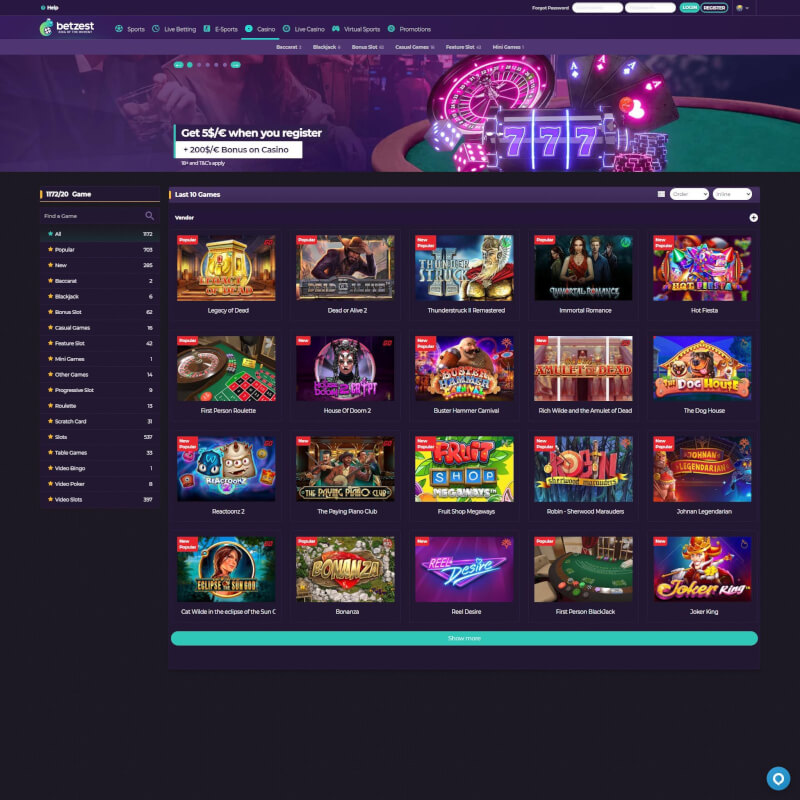 Betzest screenshot 2