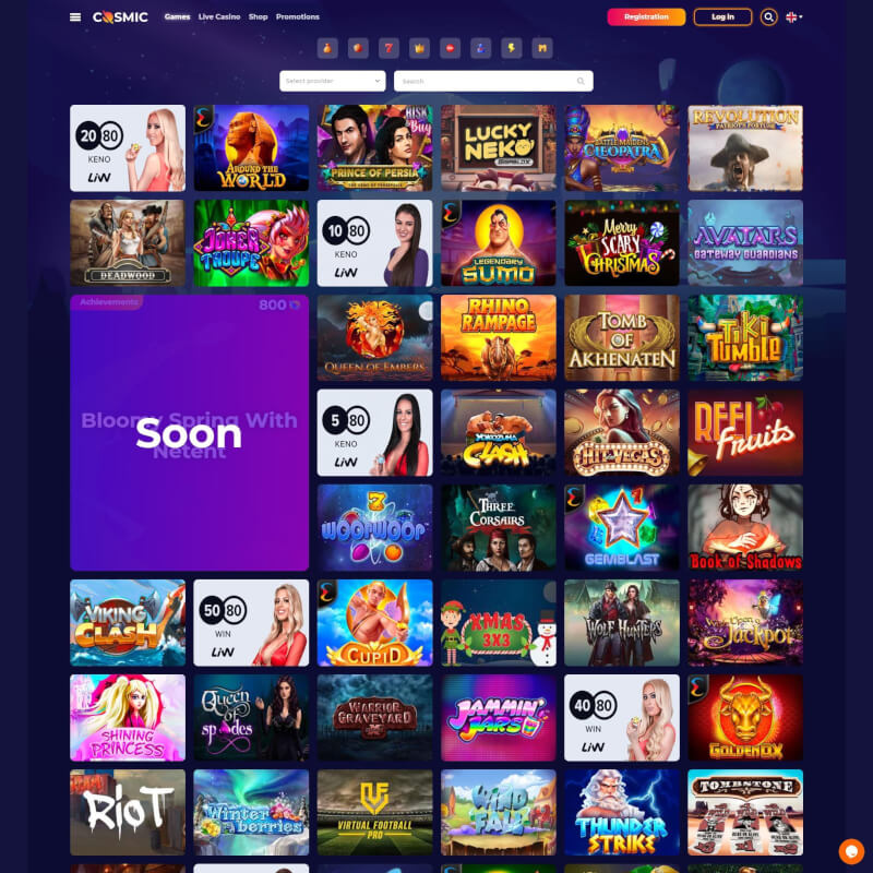 Cosmic Slot Casino screenshot 2