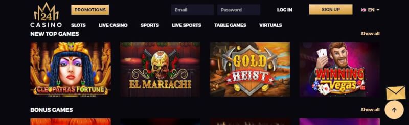 24monaco casino homepage provides casino games and offers for new players-logo