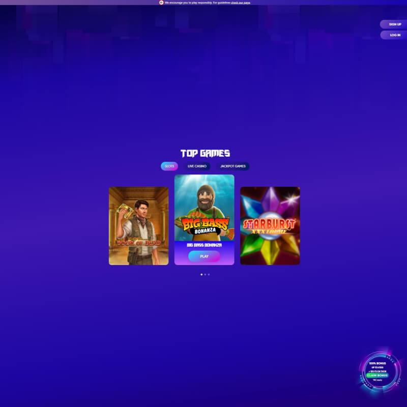 Queen Vegas Casino screenshot 2