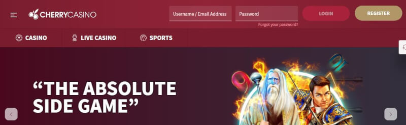 cherry casino website offers casino games, أول إيداع إضافي وعروض ترويجية لشعار اللاعبين الجدد