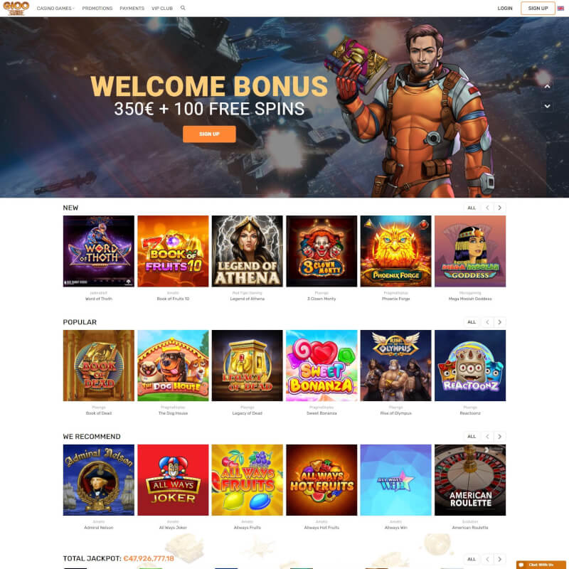 Gioo Casino screenshot 1