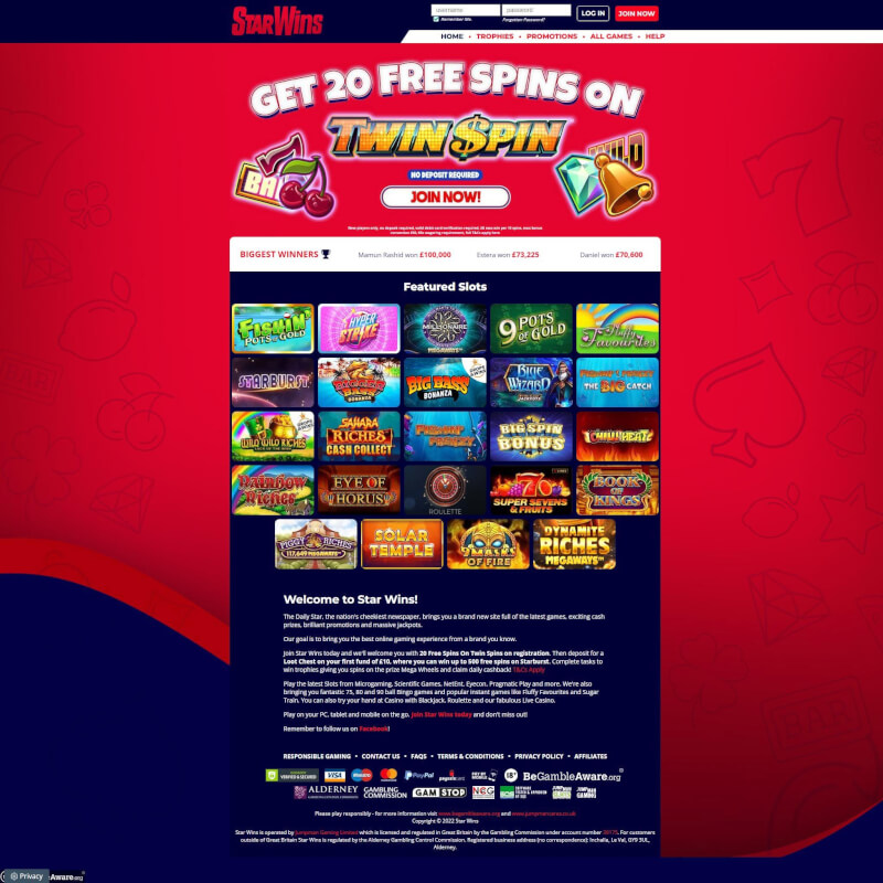 celebrity wins casino screenshot 1