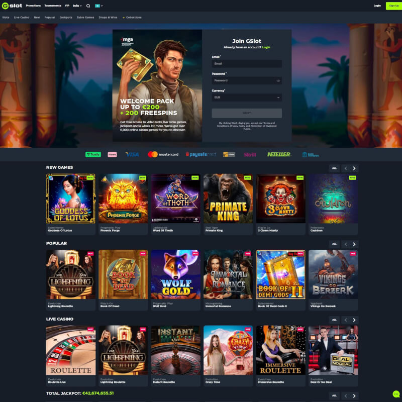 GSlot Casino screenshot 1