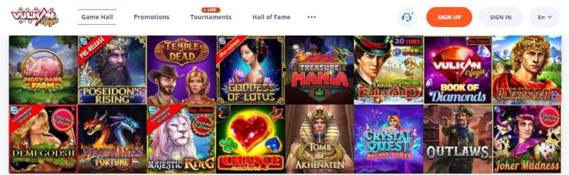 vulkan vegas website offers casino games, أول مكافأة إيداع وعروض لشعار لاعبين جدد