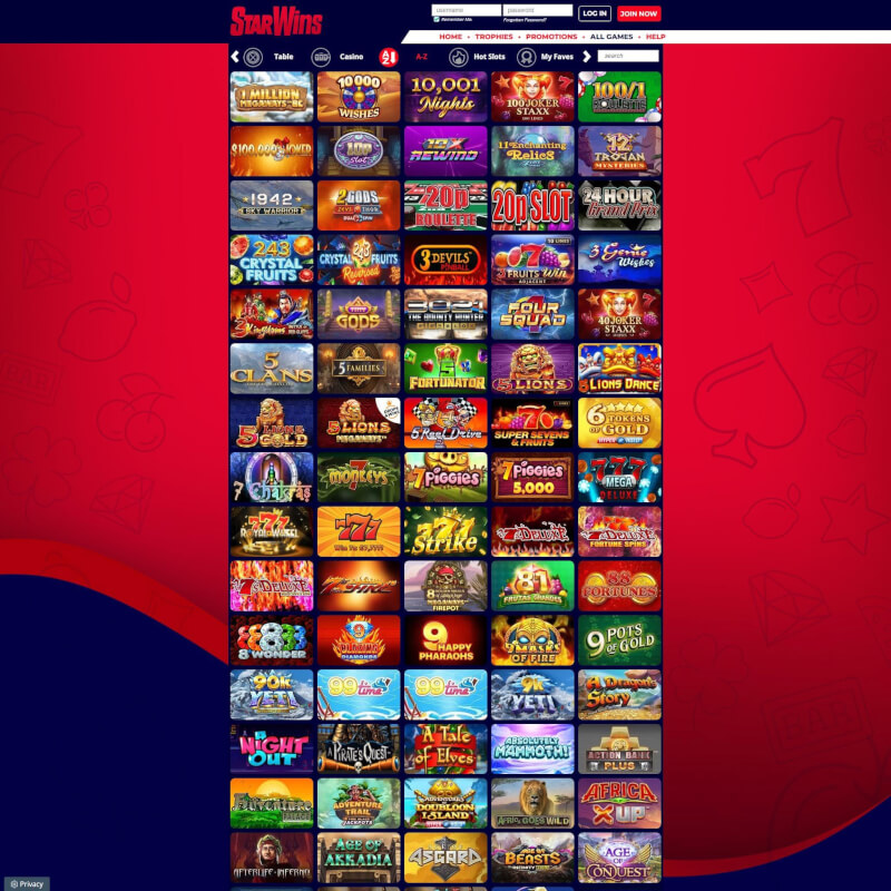 Star wins casino screenshot 2