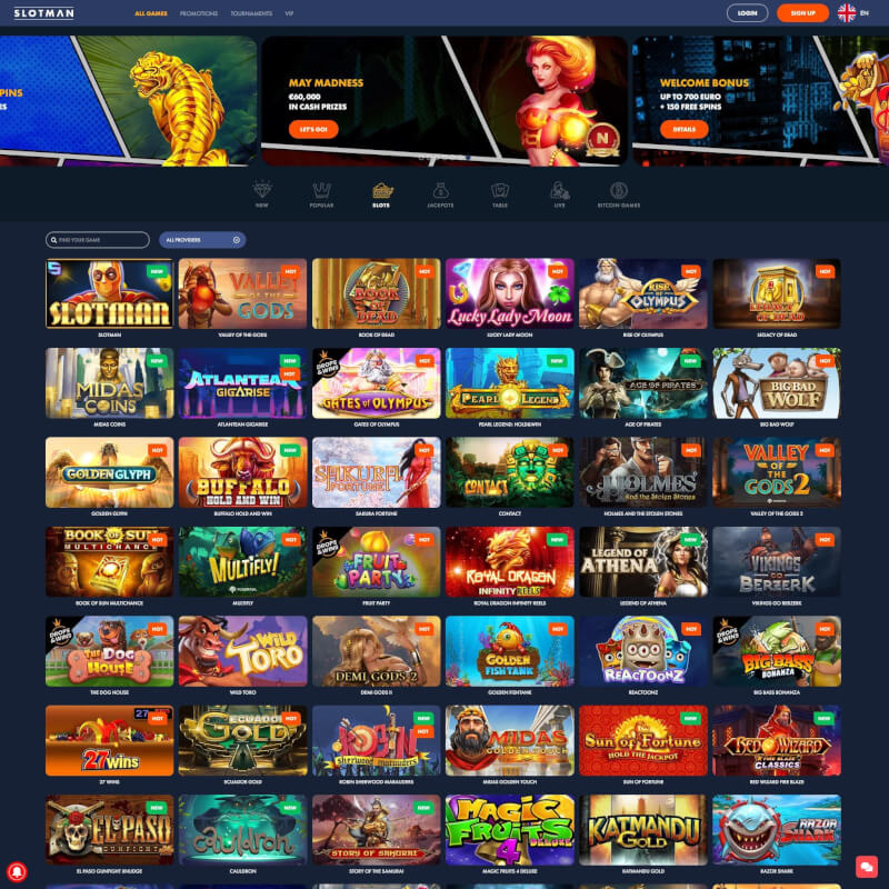 Slotman Casino screenshot 2