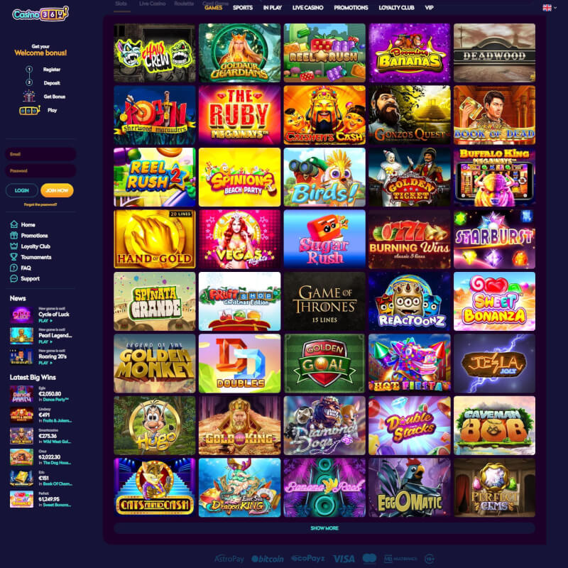 Casino360 screenshot 2
